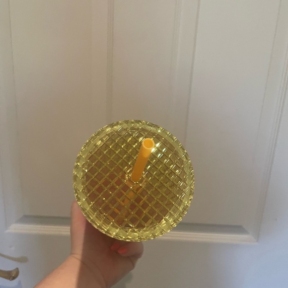 Pink and Yellow ombré Starbucks Tumbler - Picture 3 of 3